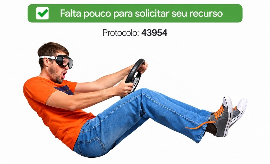 Falta pouco para solicitar seu recurso
